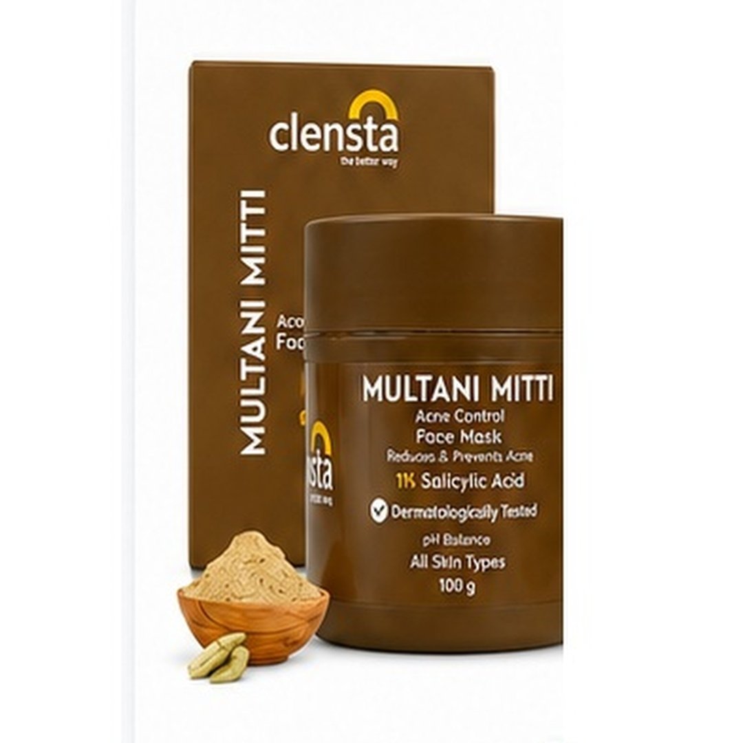 1) facemask Multani Mitti